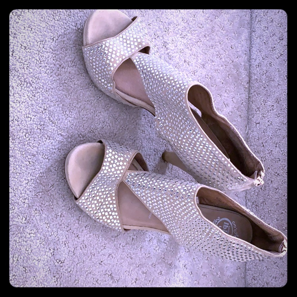 Jeffrey Campbell handmade Ibiza last size 8 heels